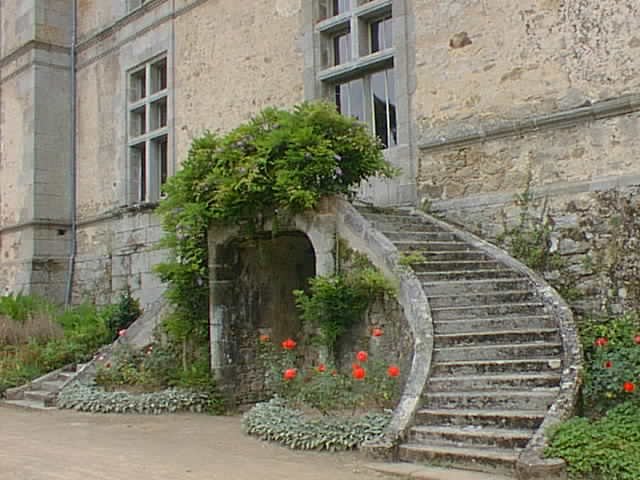 l'escalier du ch�teau